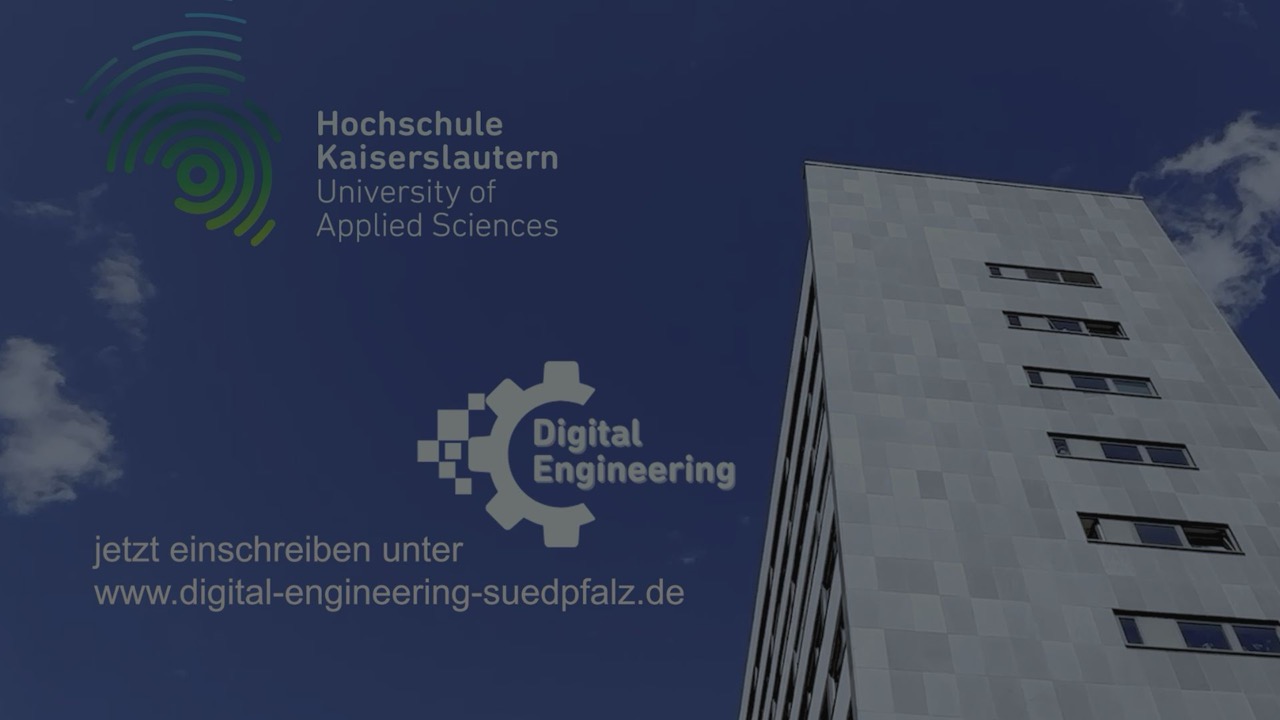 Filmszene aus Hochschule Kaiserslautern – Digital Engineering · Germersheim