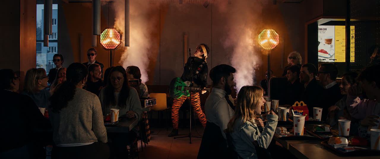 Filmszene aus McDonald’s Getrey – I’m Rockin’ It!