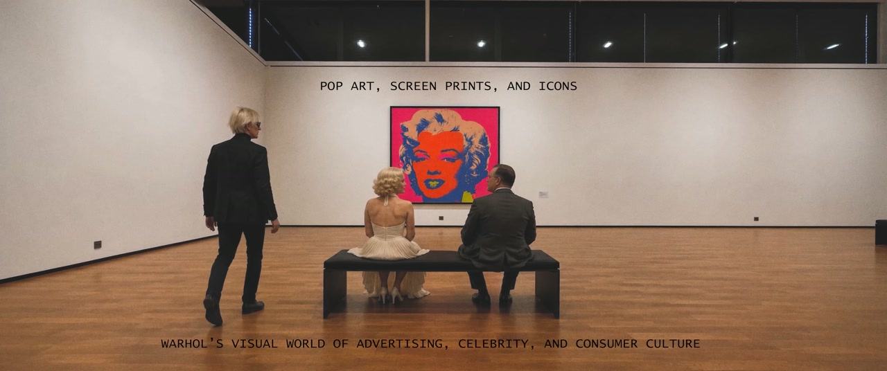 Filmszene aus Moderne Galerie – Andy Warhol · Icons